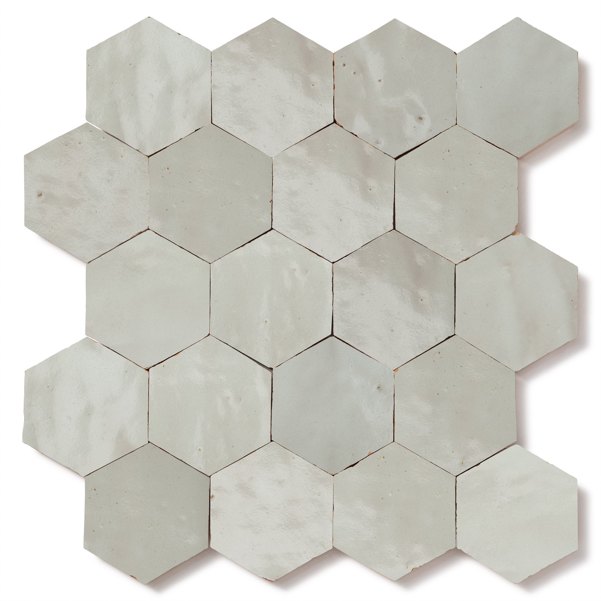 Mosaïque Marbre Pierre Naturelle Hexagone - Multicolore - 298x305mm - Salle De Bain