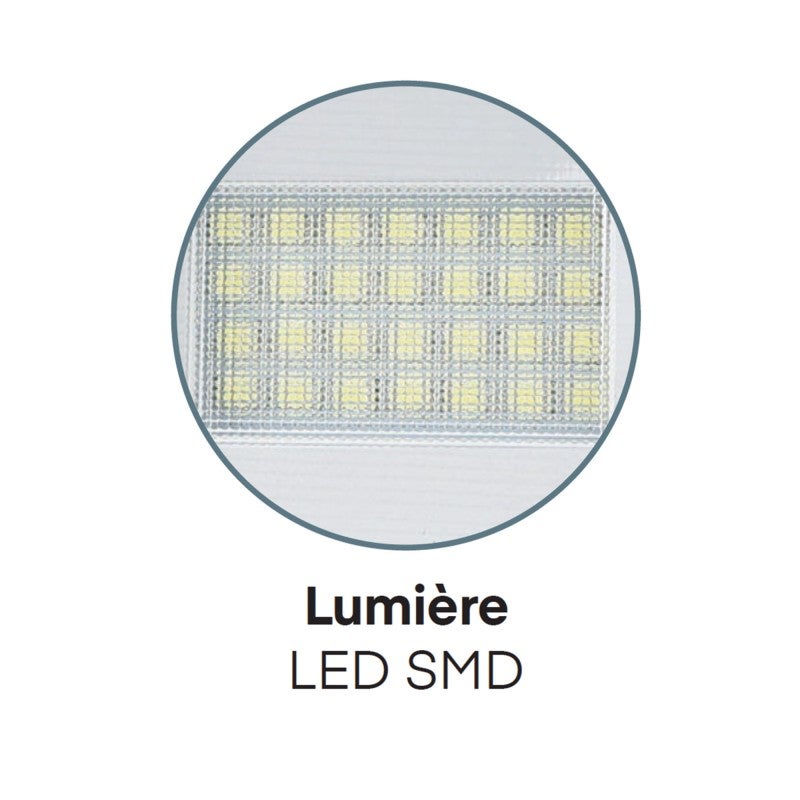 Projecteur extérieur mural aluminium mural led 20W extra plat IP65, 1600 lumens - 5