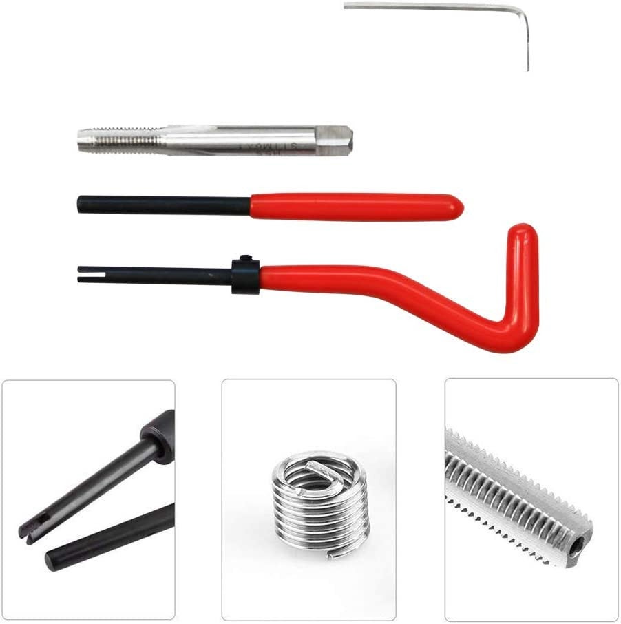 KIT DE REPARATION DES FILETAGES M6 x 1.00 de TYPE HELICOIL 30 PCS - 2