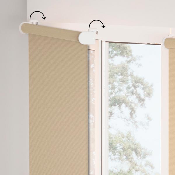 Estores de rolo Sem furos Opacos Colors Nuclear 54x230 - Cortinadecor - 6