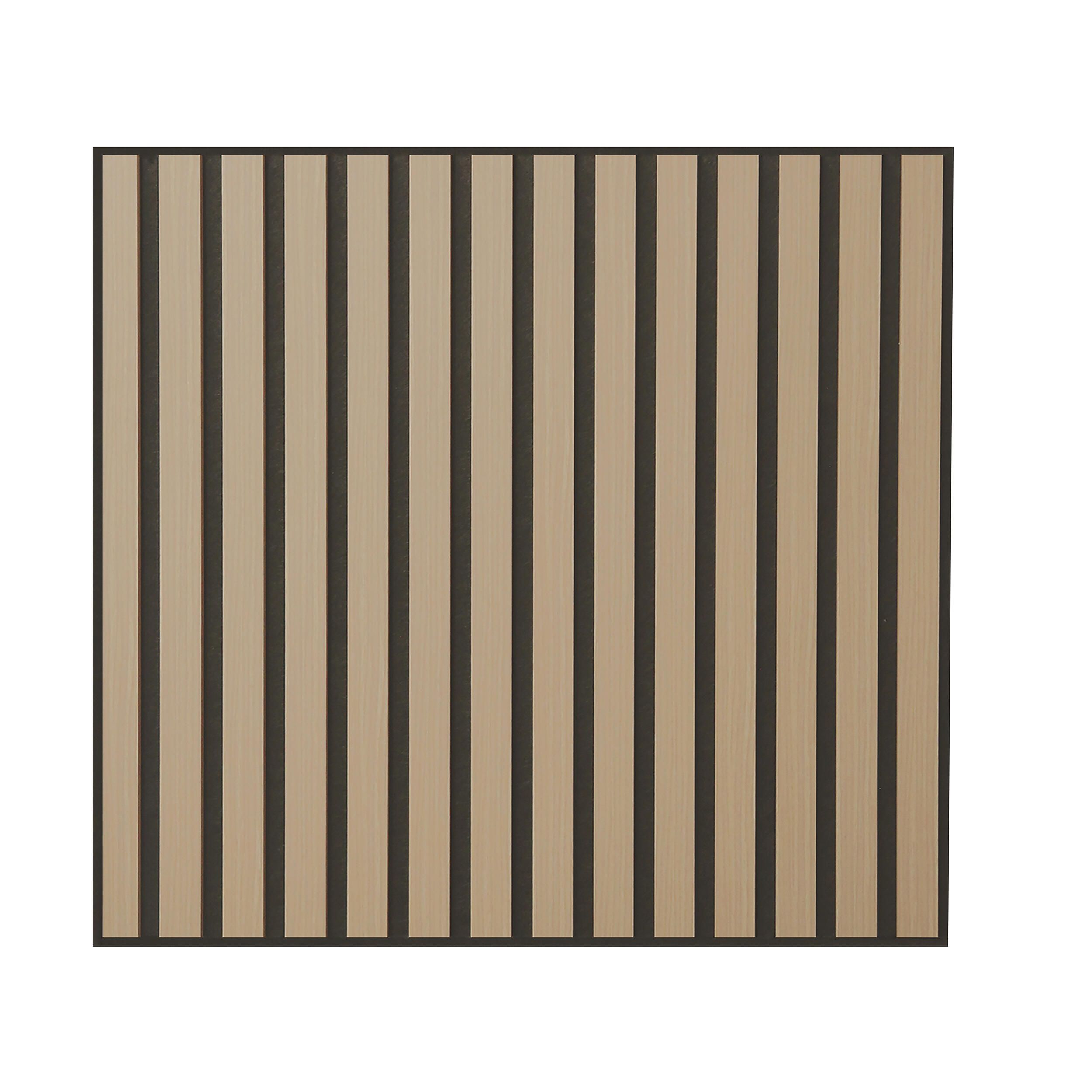 4 pannelli decorativi per pareti per pareti MDF rovere chiaro RAVIK - 60 x 60 cm - 1,44 m² - ARTENS - 4