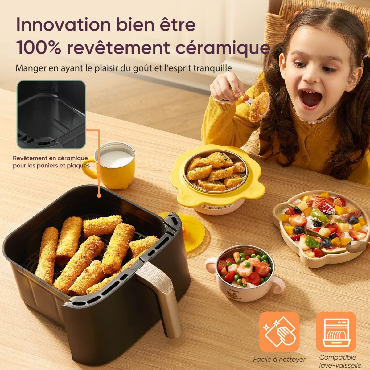COSORI - Turbo Tower Pro Smart Chef Edition – Freidora de Aire de Torre 10.8L - 6