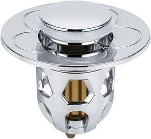 Set da 3 pz Scarico Lavabo Bagno Universale Pop up Tappo Lavandino Bagno Filtro