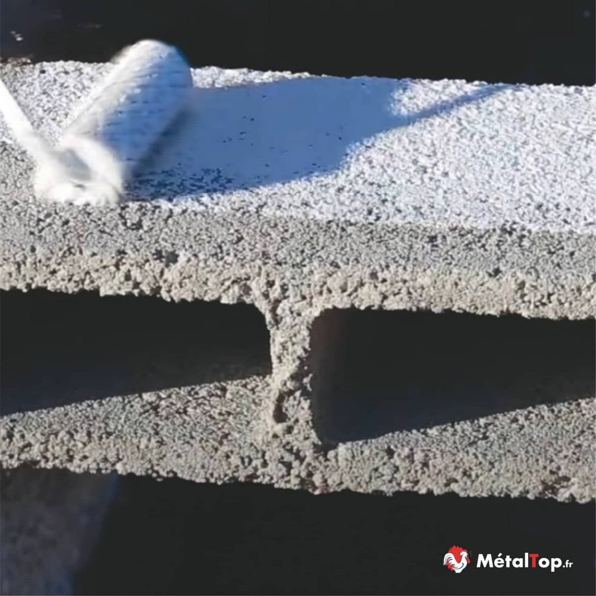 Peinture Parpaing - Metaltop - Telegris 4 - RAL 7047 - Pot 1L - 6