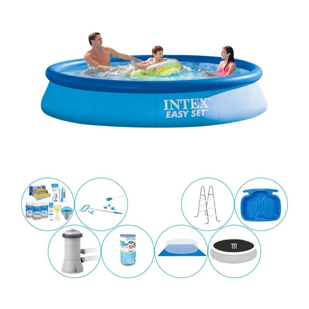 Deal de piscine Deluxe - Intex Easy Set Ronde 366x76 cm | Leroy Merlin