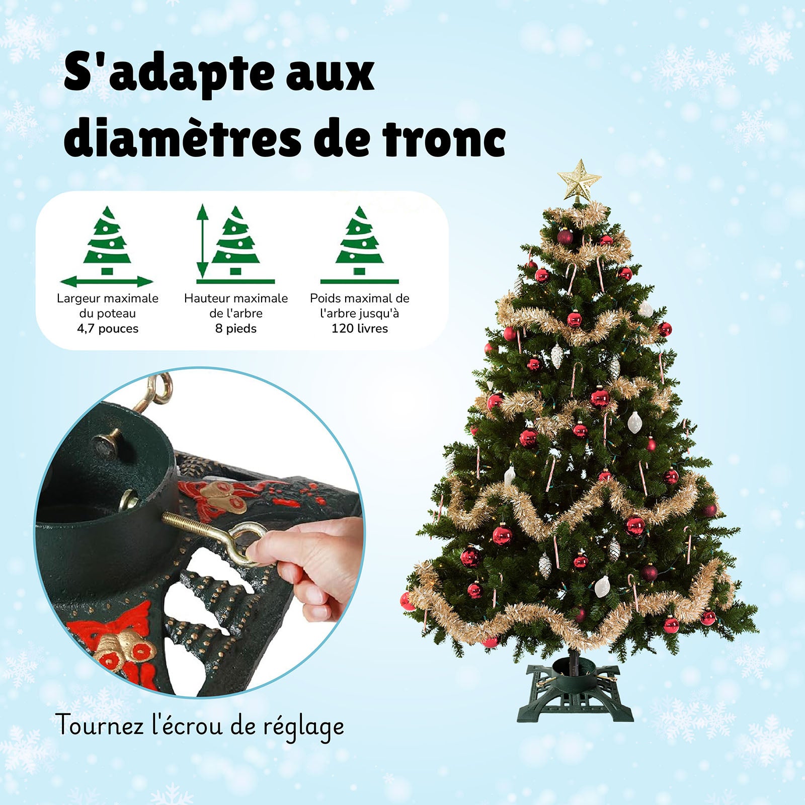 Support pour sapin de Noël avec réservoir d?eau ? bon état Canton Vaud