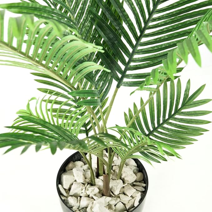 Palmera Artificial Areca 70 cm – Árbol Decorativo Compacto - Planta Artificial Valyria Home - 9