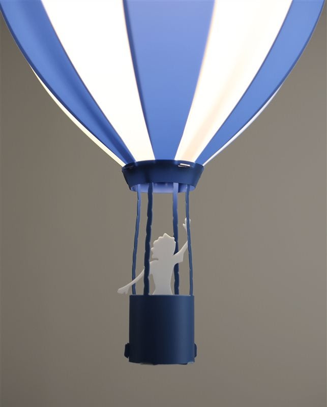Lampe suspension enfant MONTGOLFIERE - R&M Coudert - bleue - 7