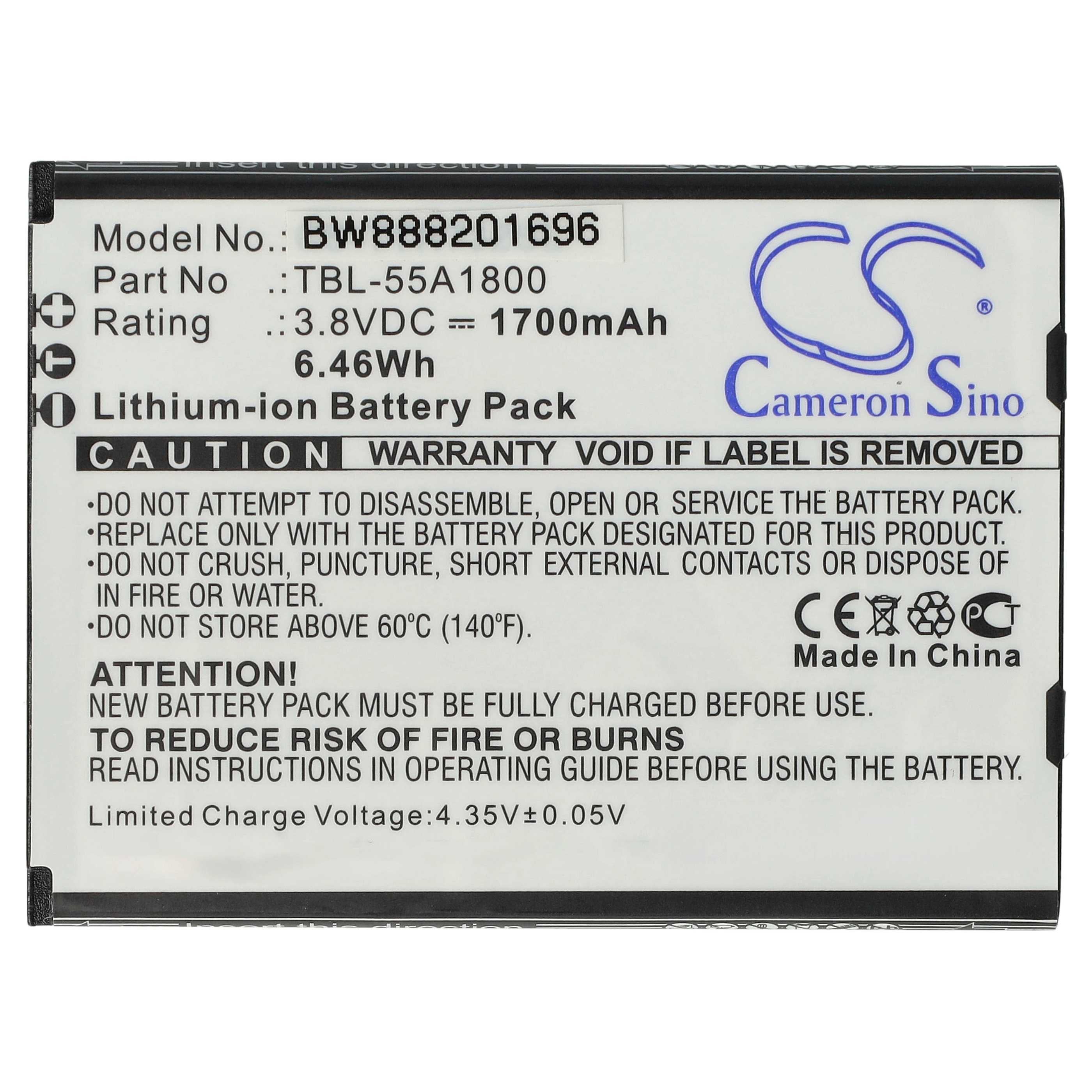 vhbw Batterie compatible avec TP-Link M7310 V2.0, M7350 ver 4.0 routeur modem hotspots (1900mAh, 3,7V, Li-polymère