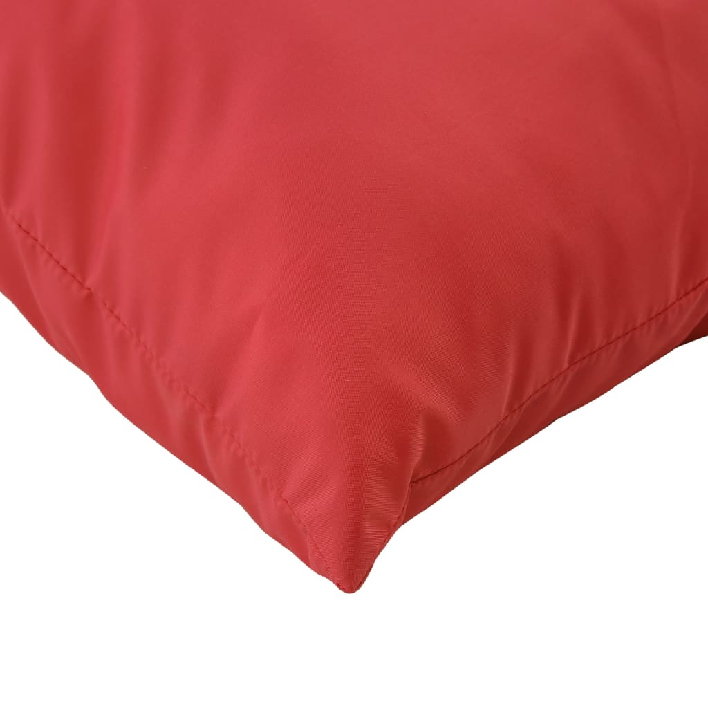 Coussins de palette lot de 2 rouge tissu oxford - 7