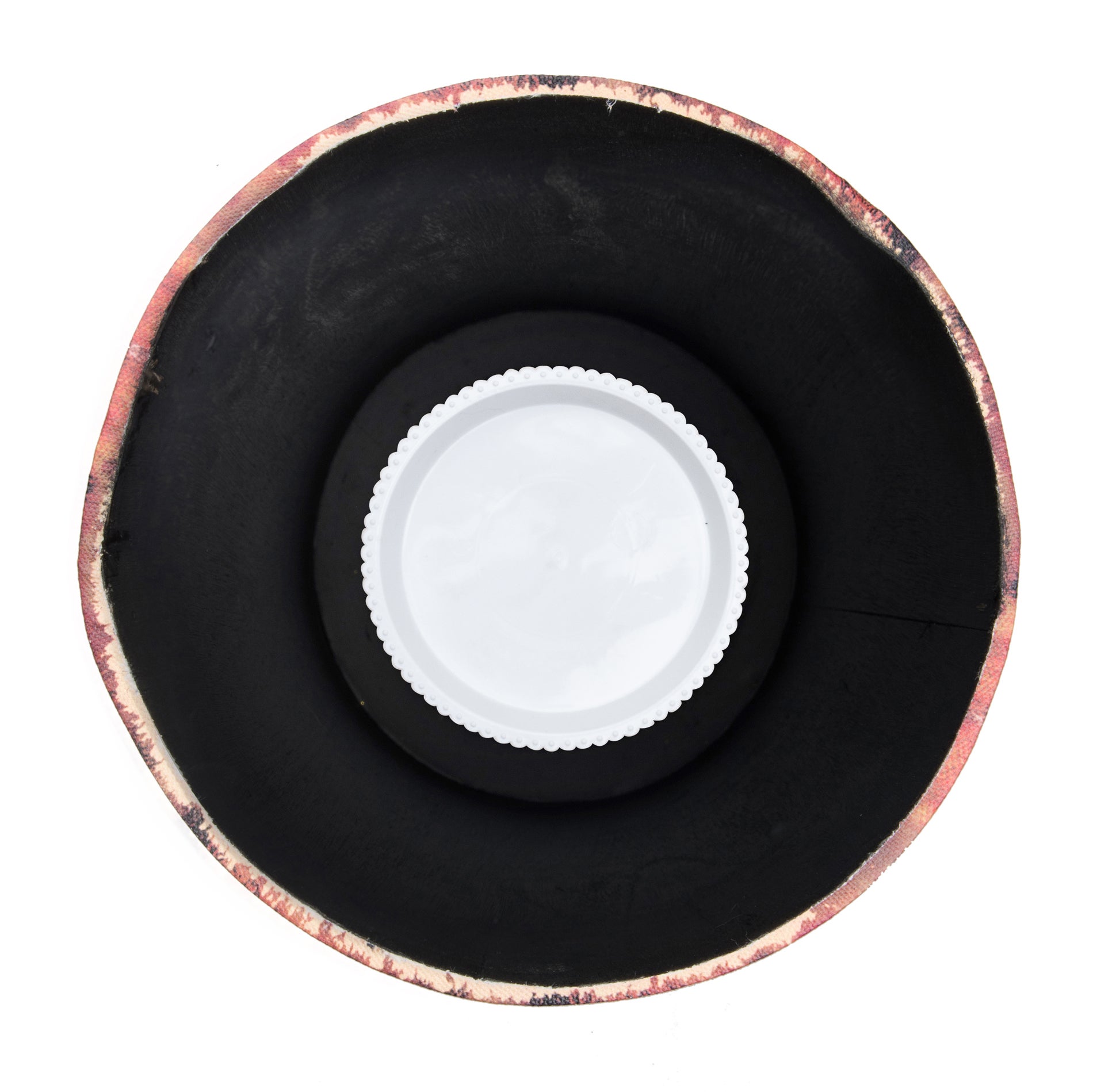 Porte- Parapluies Rebecca Mobili Canvas Ronde Beige Rangement 49x20x20 - 5