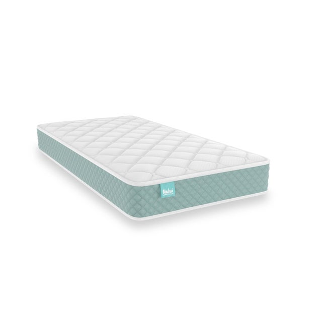 Colchón Cuna 70x140 cm Baby One Verde ±12cm | Certificado Oeko-Tex® | Hecho en España