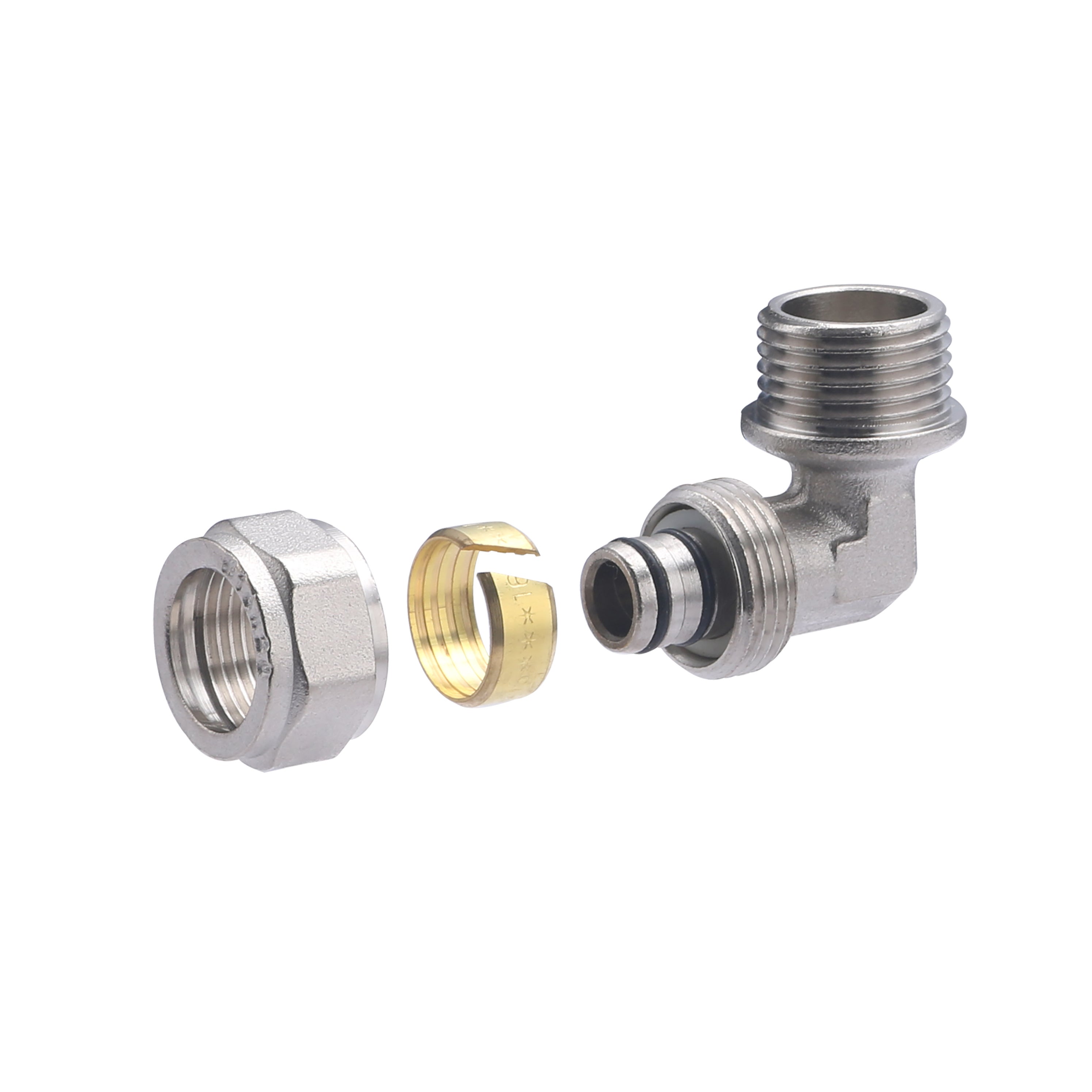 Raccord Multicouche à Compression (à Visser) Coude Ø16 - Mâle 15x21 NOYON & THIEBAULT - 6