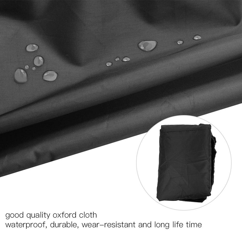 Housse de barbecue en tissu Oxford imperméable, anti-poussière et anti-UV, housse de barbecue à gaz d'extérieur pour barbecue de cour (145 x 61 x 117) - 3