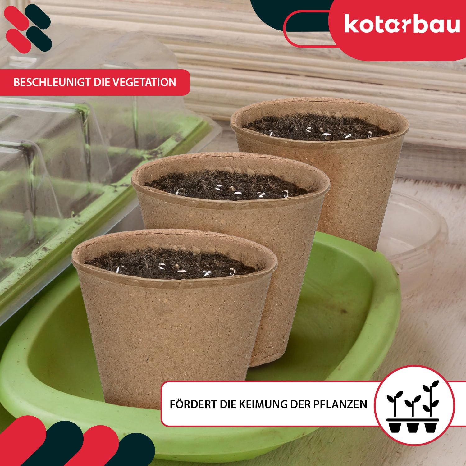 Lotto da 60 vasi per coltivazione - KOTARBAU - 4