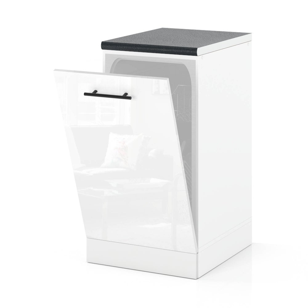 Front do zabudowy zmywarki 45cm szafka kuchenna spremium biały połysk