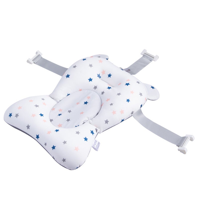 Cojín De Baño Para Bebés 0-6 Meses - Soporte Ergonómico De Malla, Seguro Y Fácil De Limpiar