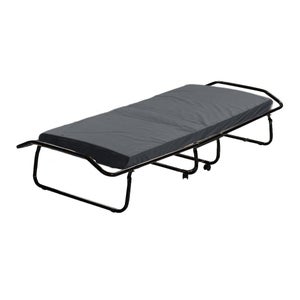 Brandina Pieghevole Evergreenweb 80x190 Cm - Letto Salvaspazio Con Doghe Legno E Ruote, Per Ospiti