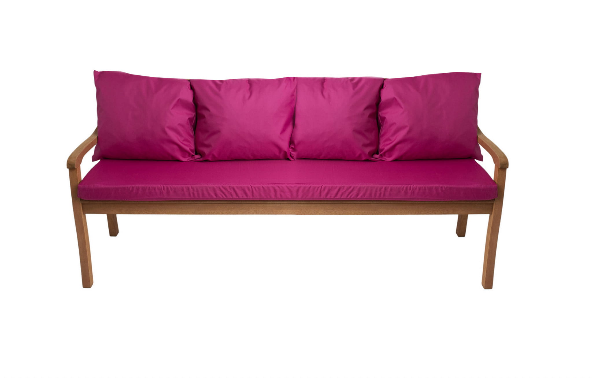 Cojín de banco 170x50/4x50x56cm, cojín de exterior, cojines para columpio de jardín de 3 plazas rosa, cojín de asiento, cojín de respaldo