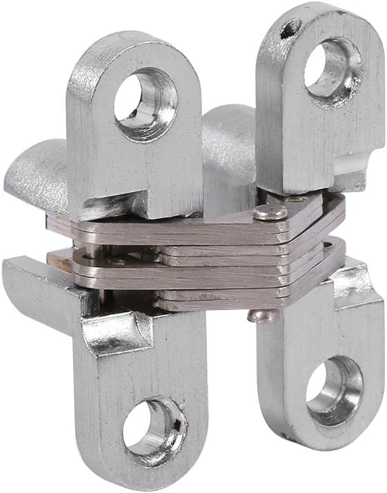 1 niewidoczny zawias ze stopu cynku do drzwi składanych (43,7 mm).