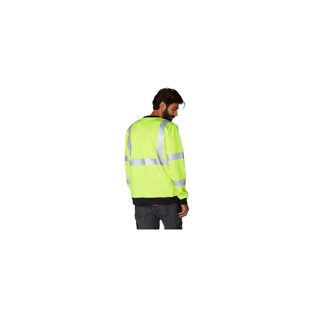 Sweat shirt haute visibilité Helly Hansen ADDVIS SWEATER JAUNE S - 4