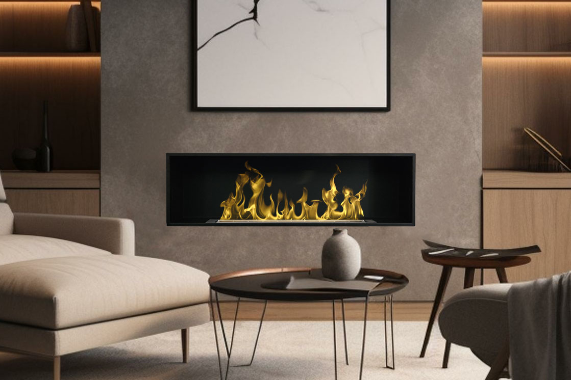 Biokominek do zabudowy AFLAMO JUNO 54