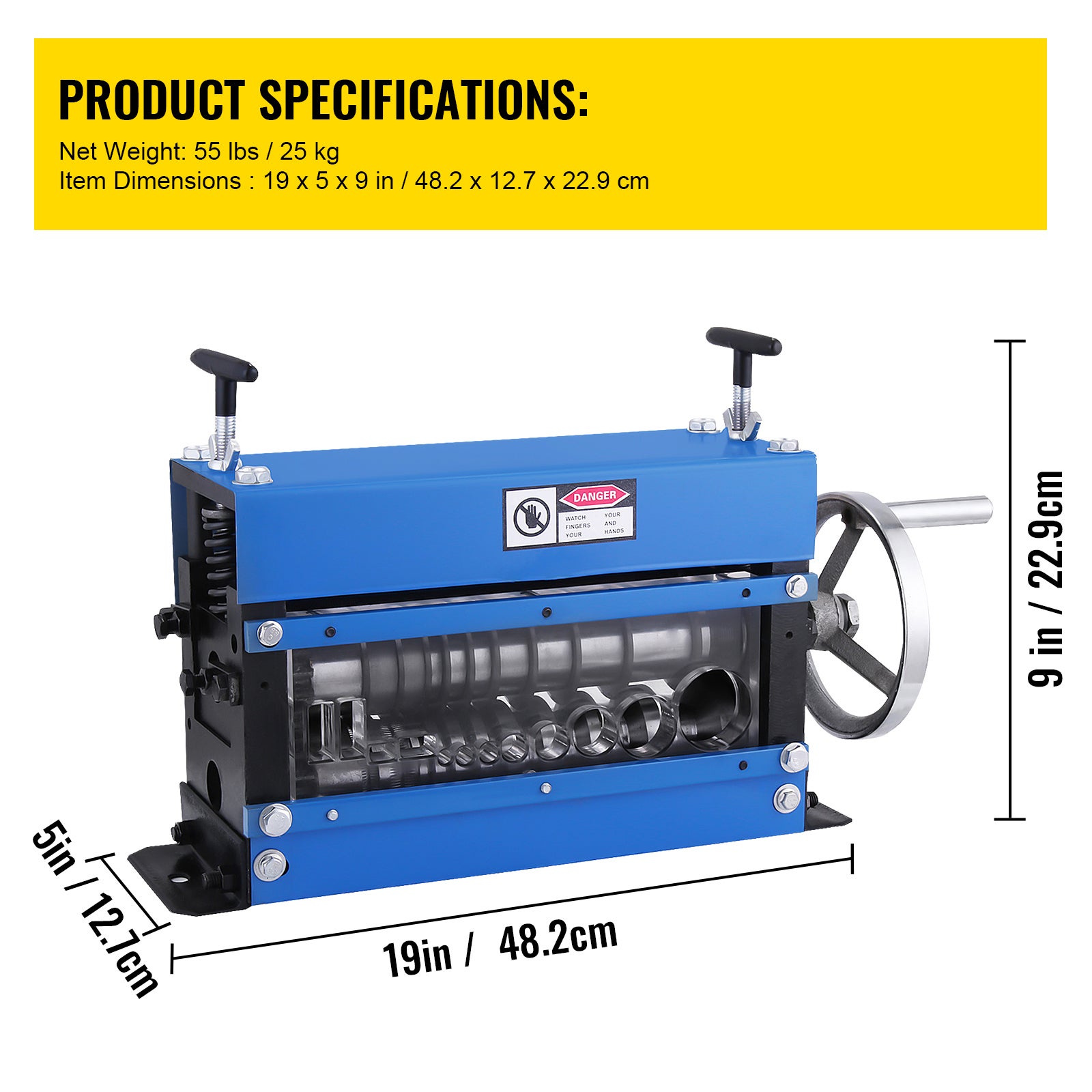 Machine manuelle à dénuder les fils de cuivre SucceBuy 1‑40 mm, dénudage rapide et efficace pour câbles multifonctions - 9