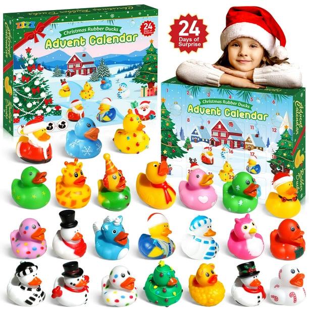 Calendrier de l'Avent – Jouet canard en caoutchouc – 24 jours de surprises avec mini et figurines à collectionner idéal pour les , les adultes, les fêtes d'anniversaire ou la maison Calendrier de l'Avent – Jouet canard en caoutchouc – 24 jours de surprises avec mini et figurines à collectionner idéal pour les , les adultes, les fêtes d'anniversaire ou la maison