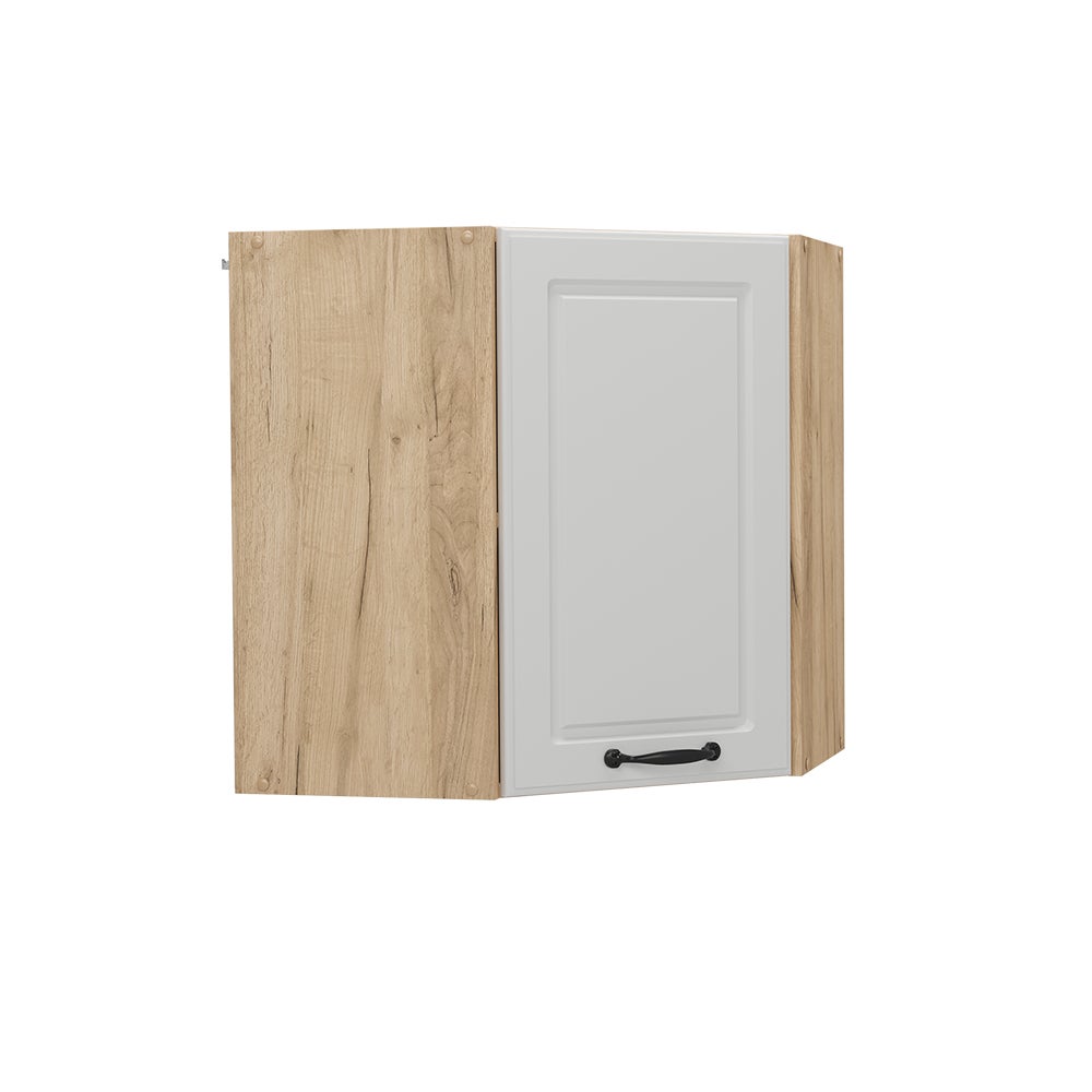 Vicco Szafka wisząca narożna R-Line, Biały domek wiejski, 57 cm