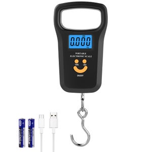 Balance à Bagages Numérique Kingon – 50kg / 110lb – LCD, Crochet, Piles Incluses – Neuf