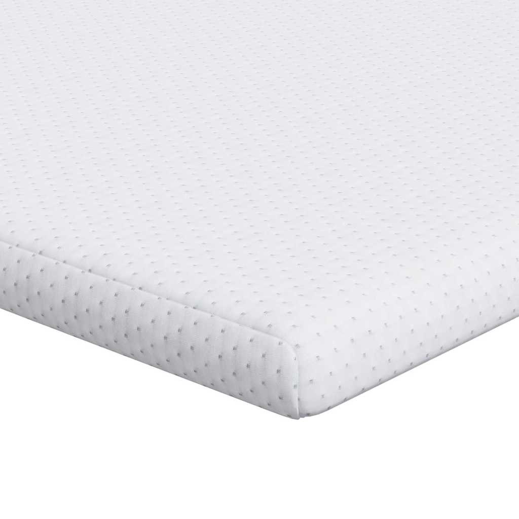 Nakładka na materac Biały 120 x 200 cm Tkanina jacquard vidaXL