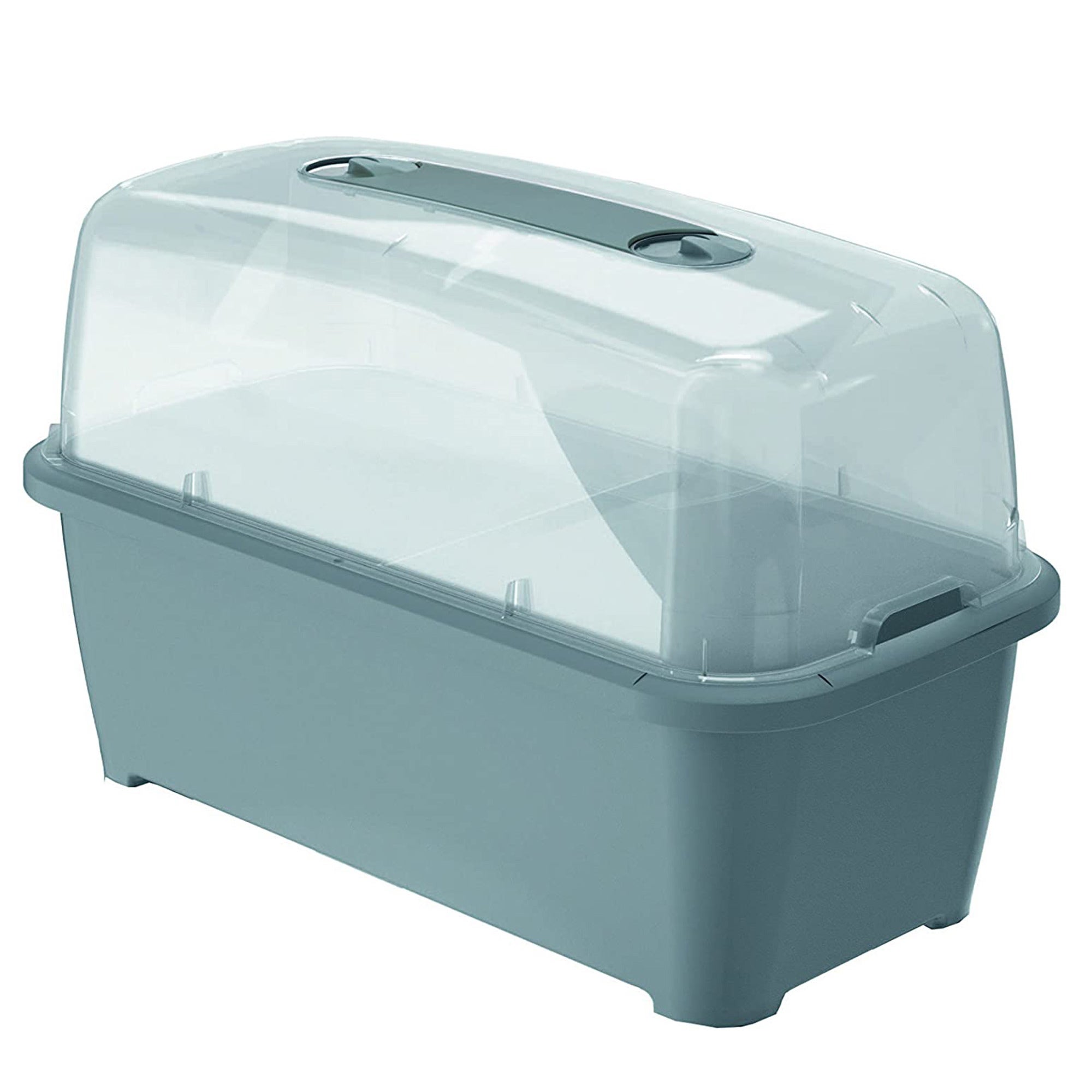 Orto urbano con serra da 52 litri in polipropilene 77 x 38 x 82 cm colore grigio - 6