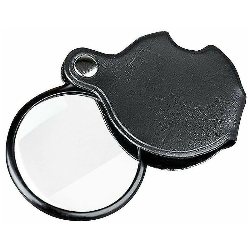 Mini lupa kieszonkowa 20x lupa do biżuterii przenośna składana z metalową osłoną
