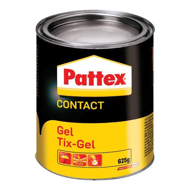 Colle de contact pattex néoprène gel - Contenance : 625 g - Couleur : Jaune - HENKEL-FRANCE