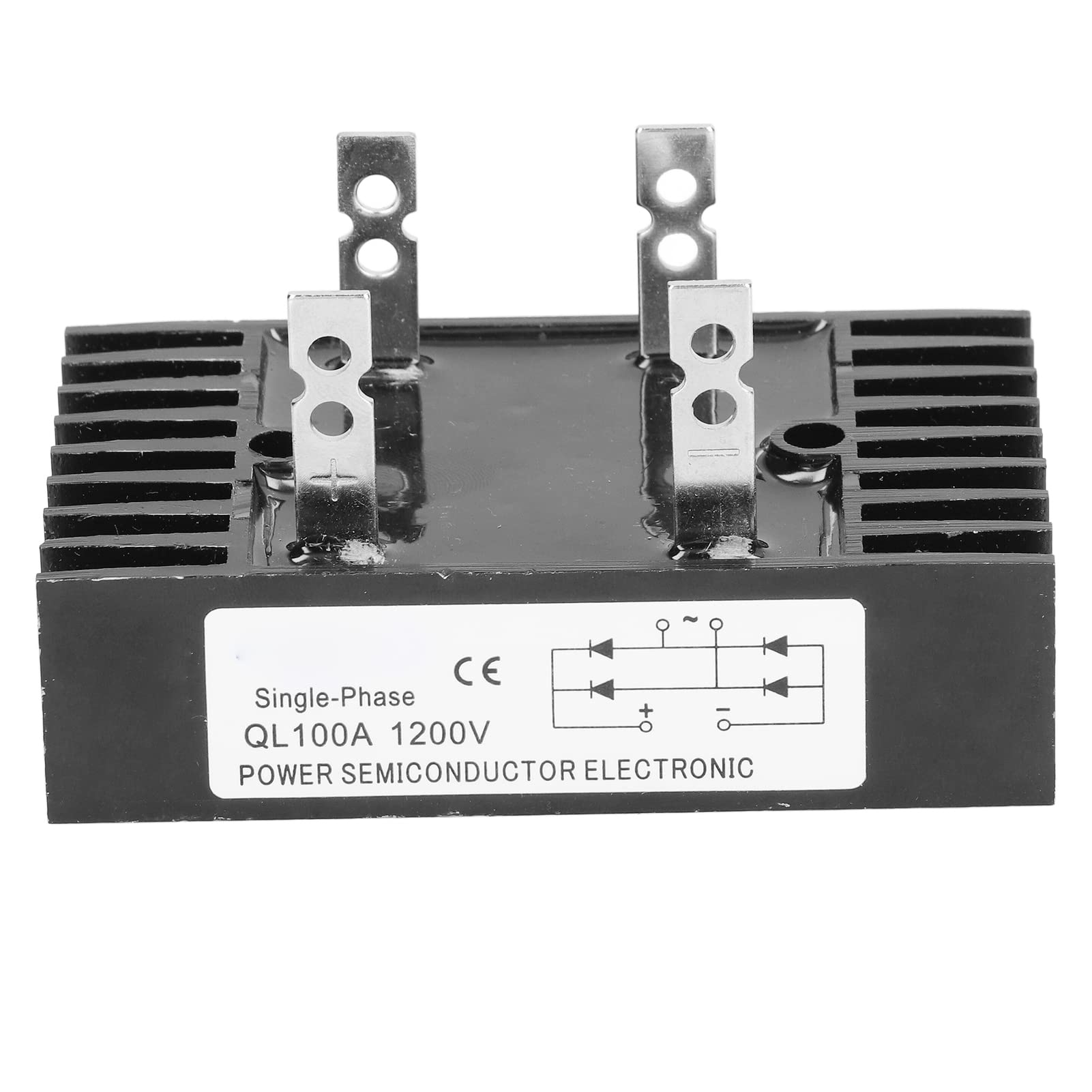 Raddrizzatore A Ponte Di Diodi 2 Fasi 100A 1600V - Modello Ad Alta Potenza Per Alimentatori E Raddrizzamento
