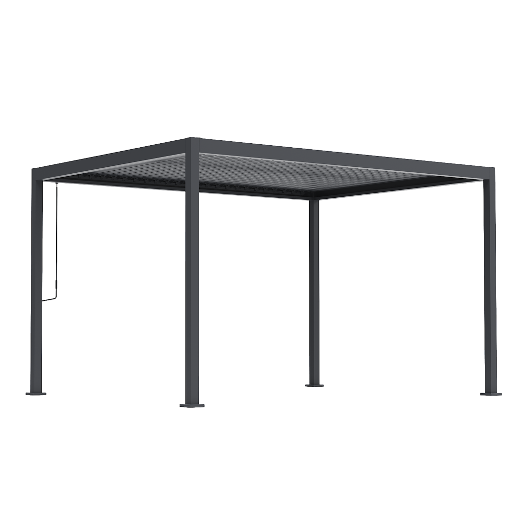 Pergola ogrodowa tarasowa aluminiowa NORDVIC Viken 3x4 m