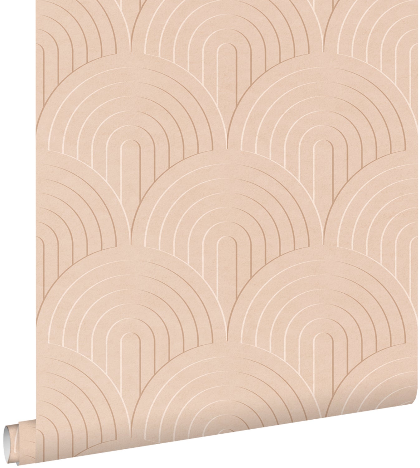 Tapeta Motyw 3D brzoskwiniowego różu - 50 x 900 cm - ESTAHOME