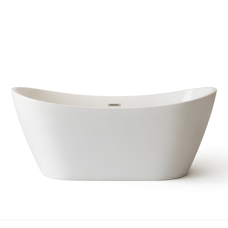 Baignoire îlot avec vidage – 170 x 75 cm – Blanc brillant – FIORELLA - 2