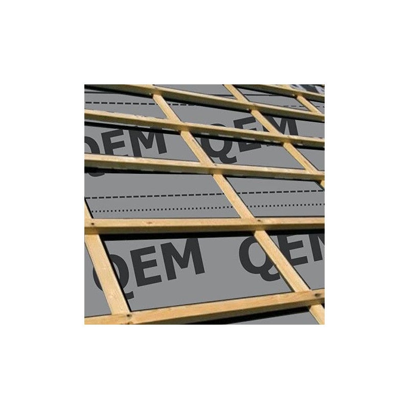 Ecran sous toiture Pare-pluie QEM HPV HYGROV+ triple couches M3000 120 Long 75m (75m²) - 4