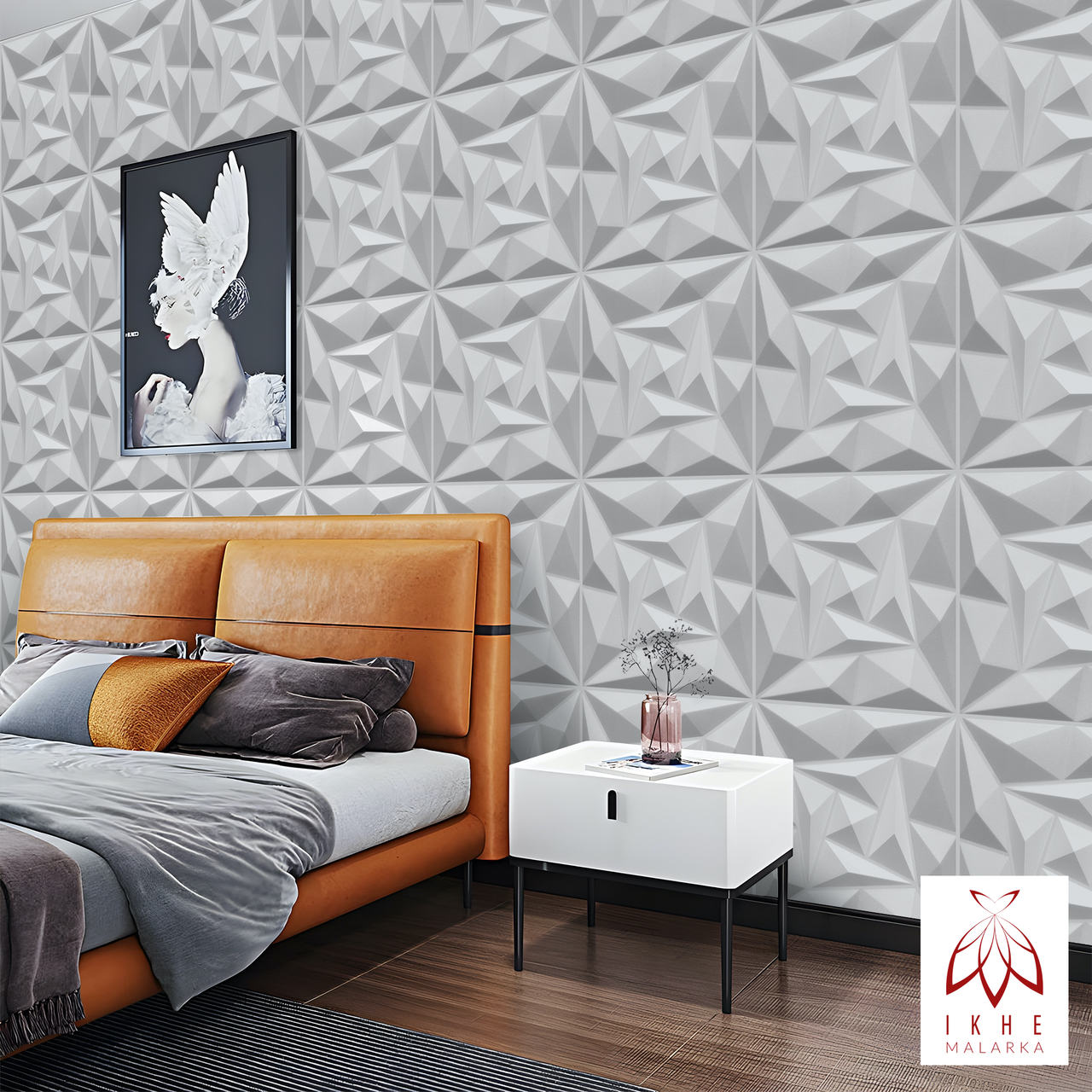 Panneaux muraux 3D décors revêtement mural panneaux de plafond POLYSTYRENE MATERIAL STYROPOR-TYPE 3mm force 24 pièces - 6 m² Quarz White - 2
