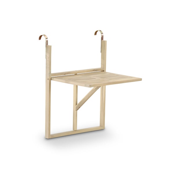 Mesa Plegable Para Barandilla De Balcón - Altura Ajustable, Ahorro De Espacio, Para Exteriores/Interiores, Varios Tamaños