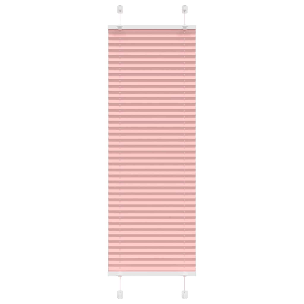Roleta plisowana różowa 45x150 cm Szerokość tkaniny 44,4cm vidaXL