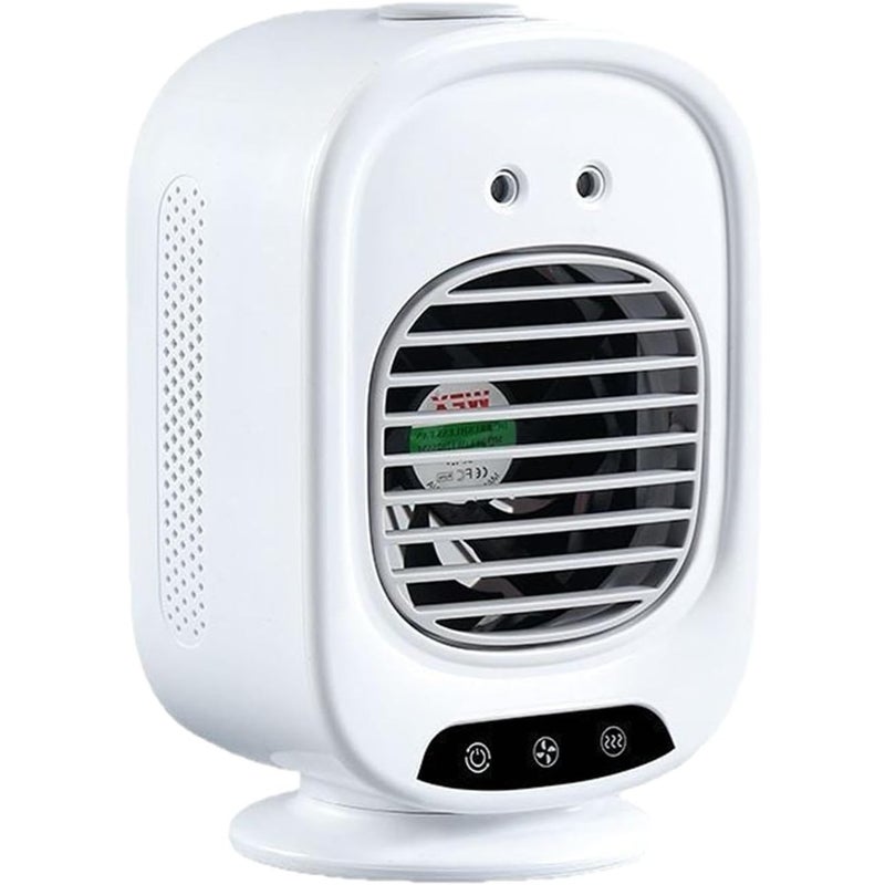 Przenośny klimatyzator, wentylator 3-biegowy, 280 ml, nawilżacz, wentylator chłodzący do biura w akademiku bez funkcji obrotowych