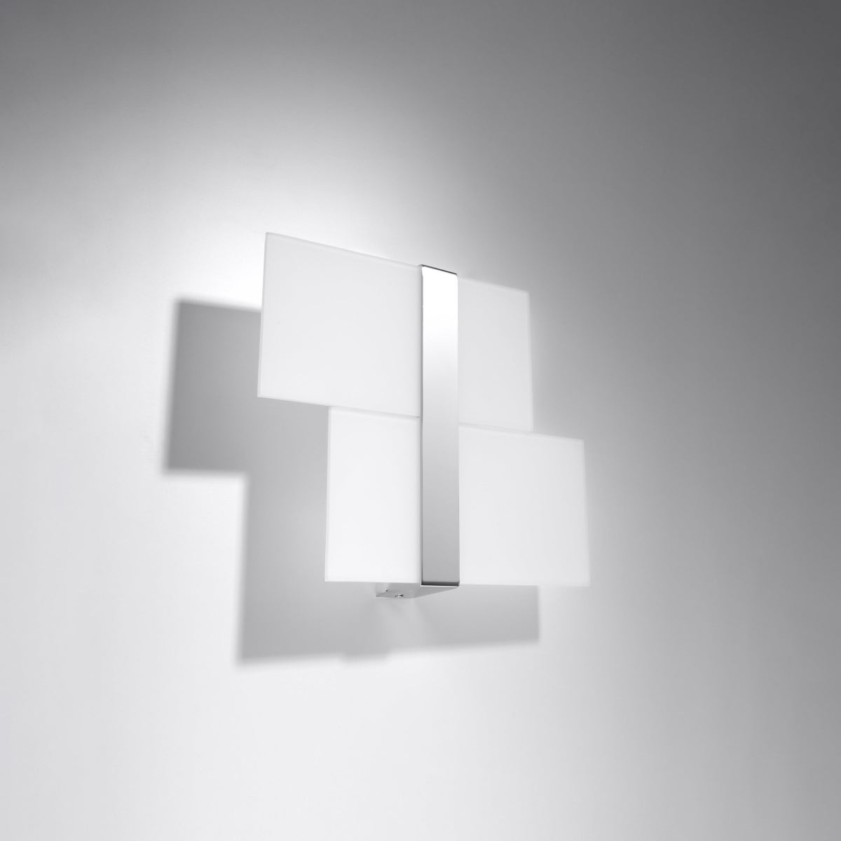 Kinkiet VERRE chrom LED 4000K - 39x6x28cm Sollux