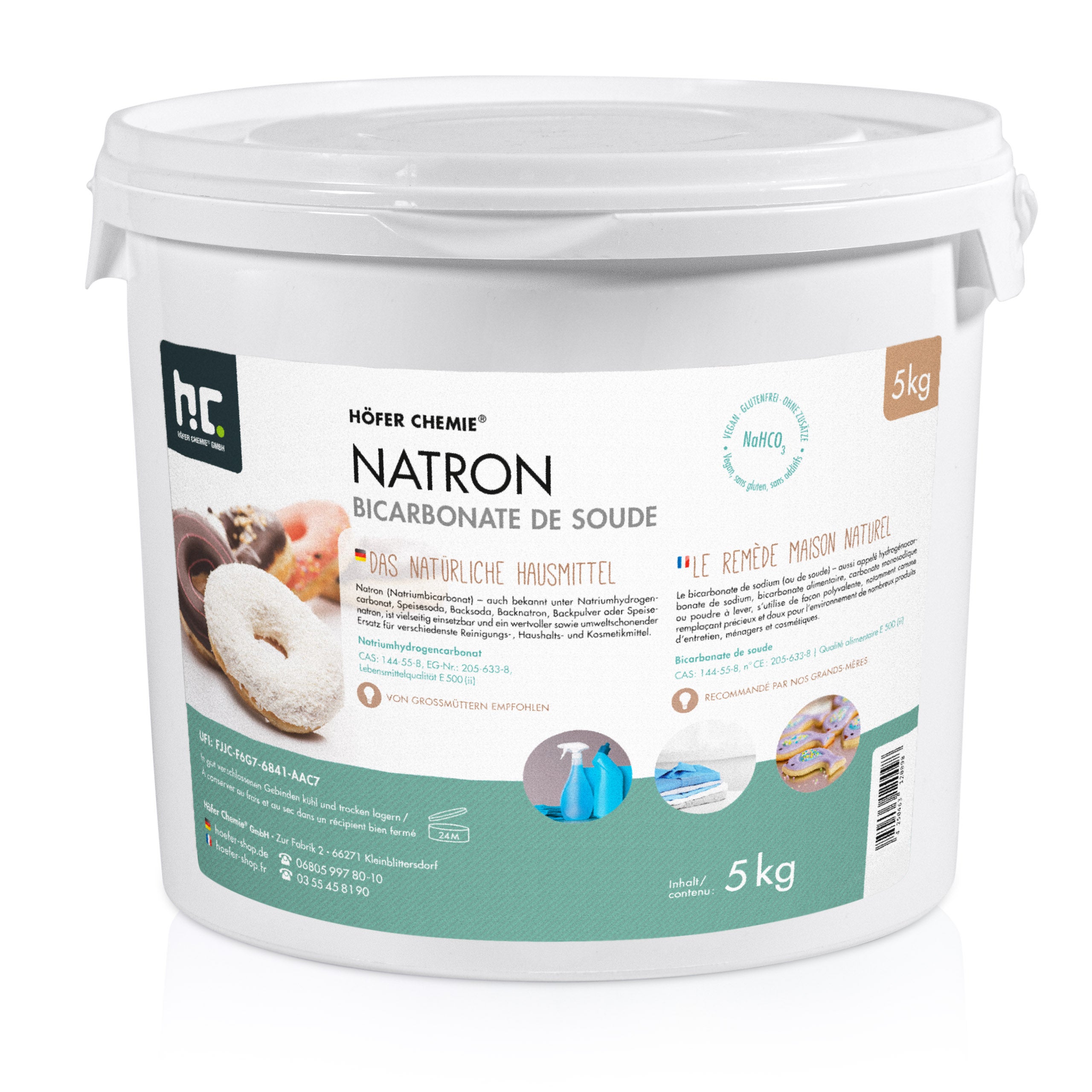 2 x 5kg de Bicarbonate de soude - 2