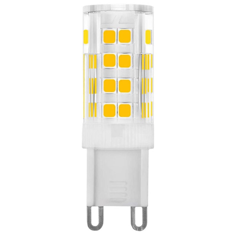 Żarówka LED G9, ciepła biel 3000 K, 5 W, odpowiednik żarówki halogenowej 40 W, 420 lumenów, nieściemnialna, opakowanie 10 sztuk - 3