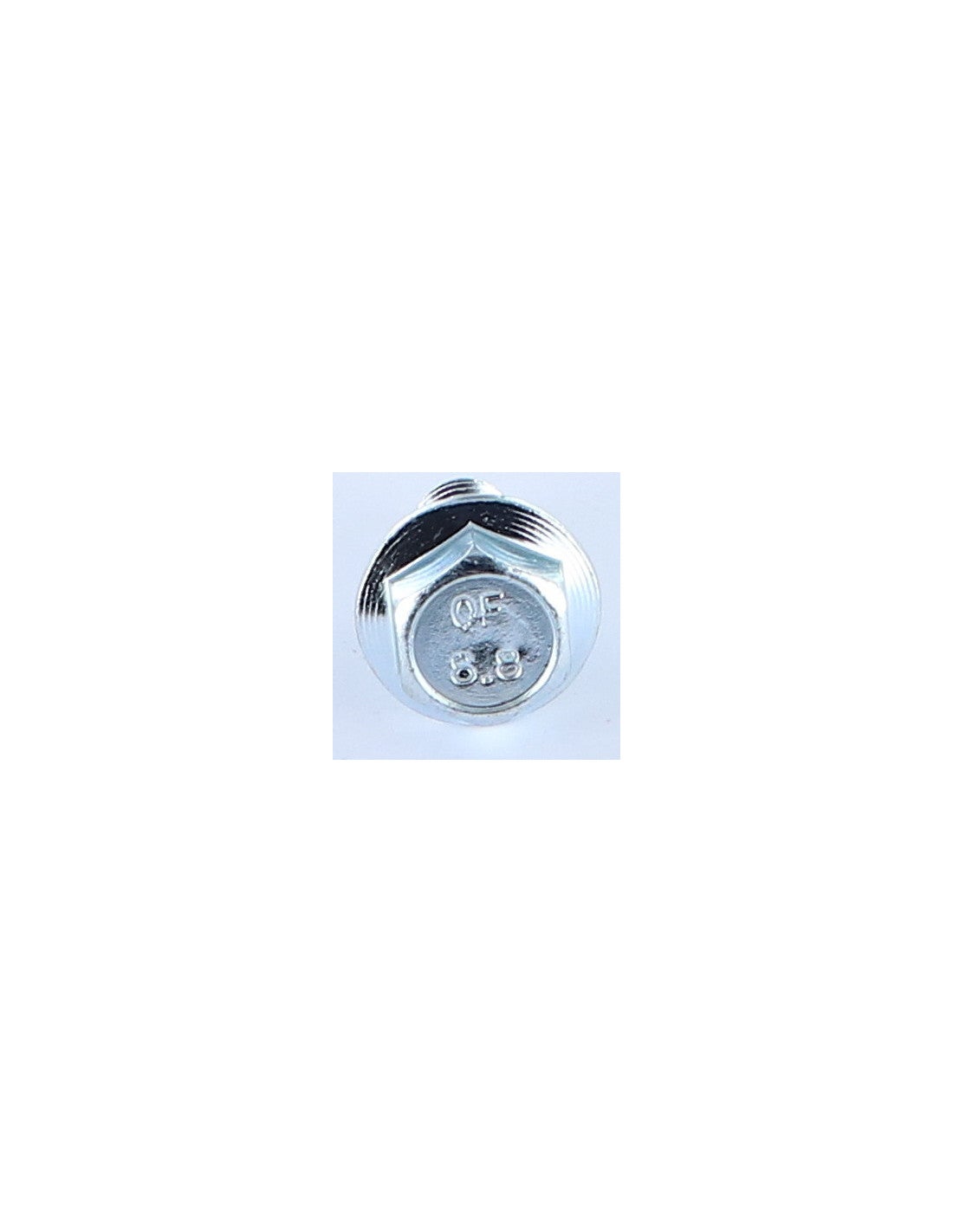 Vis métaux Tête hexagonale TH M10X16 Embase collerette crantée Classe 8.8 Acier zingué-100 pièces - 2