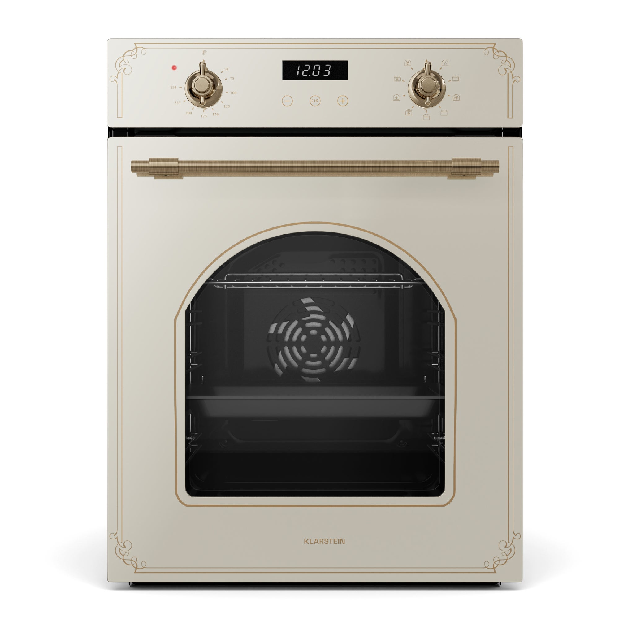 Klarstein Elizabeth Slim Four encastrable chaleur tournante design ...