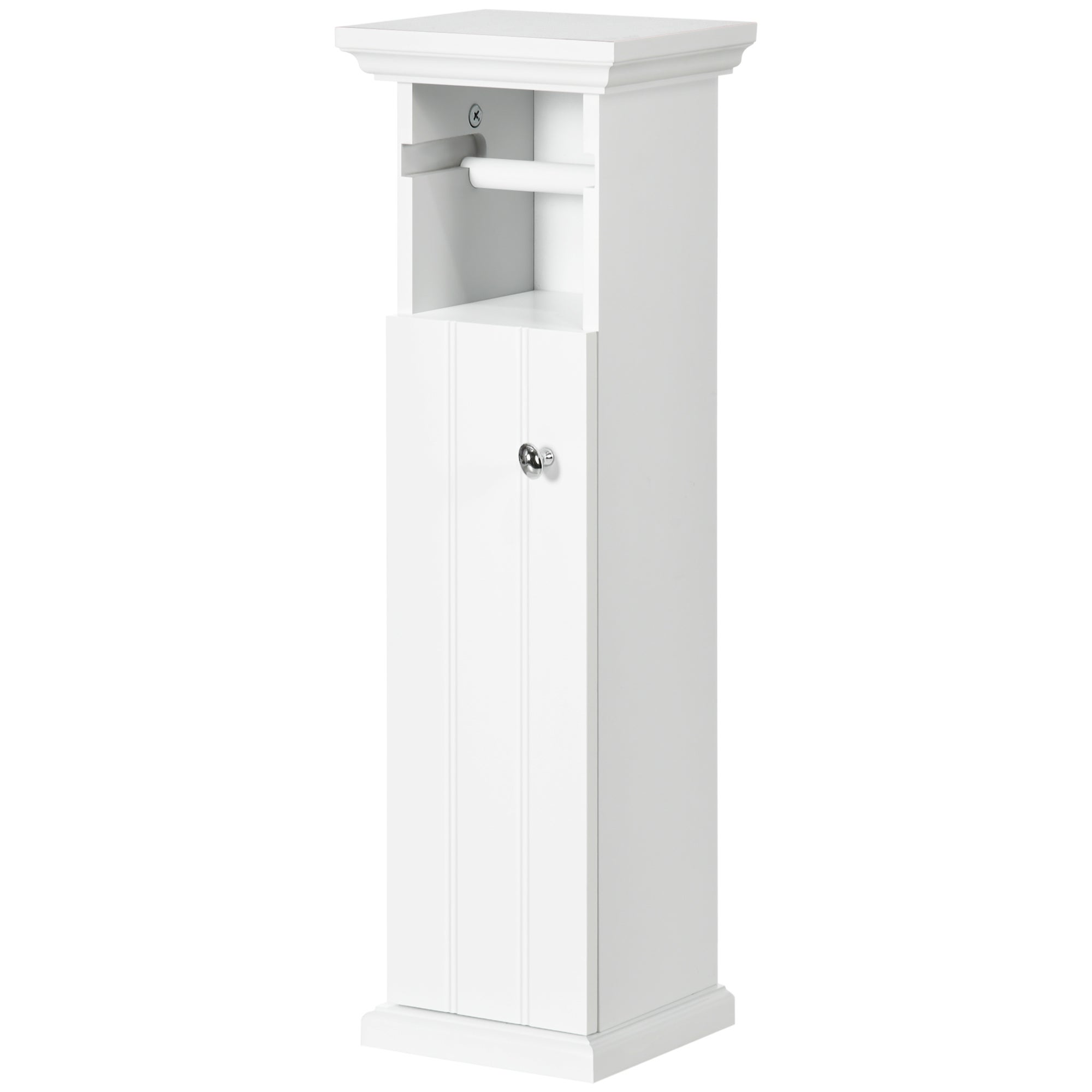 Meuble de salle de bain support papier toilette avec placard et sortie ...