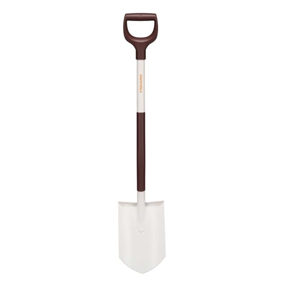 Fiskars 1067519 pala con borde en punta White - 2